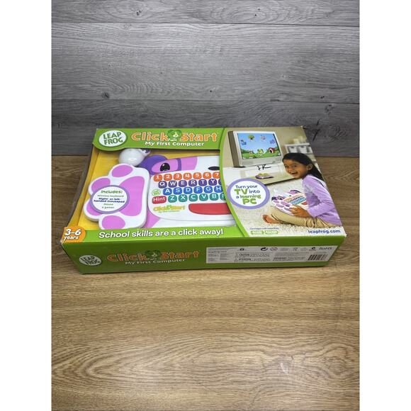 LeapFrog Clickstart My First Computer Wireless Keyboard New Sealed - Picture 1 of 10